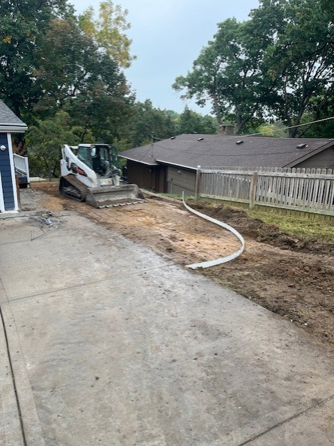 Carport Build & Driveway Extension in Lake Waukomis, MO