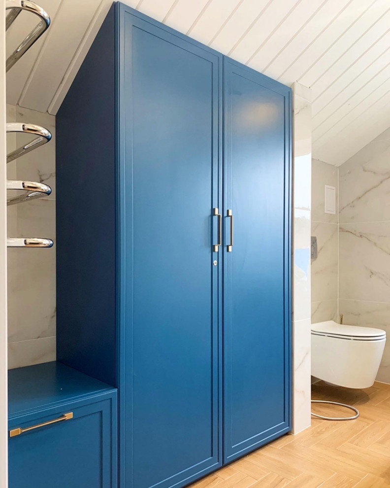 Изготовление мебели для ванной по проекту дизайнера интерьера