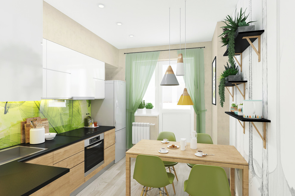 Сочная зеленая кухня