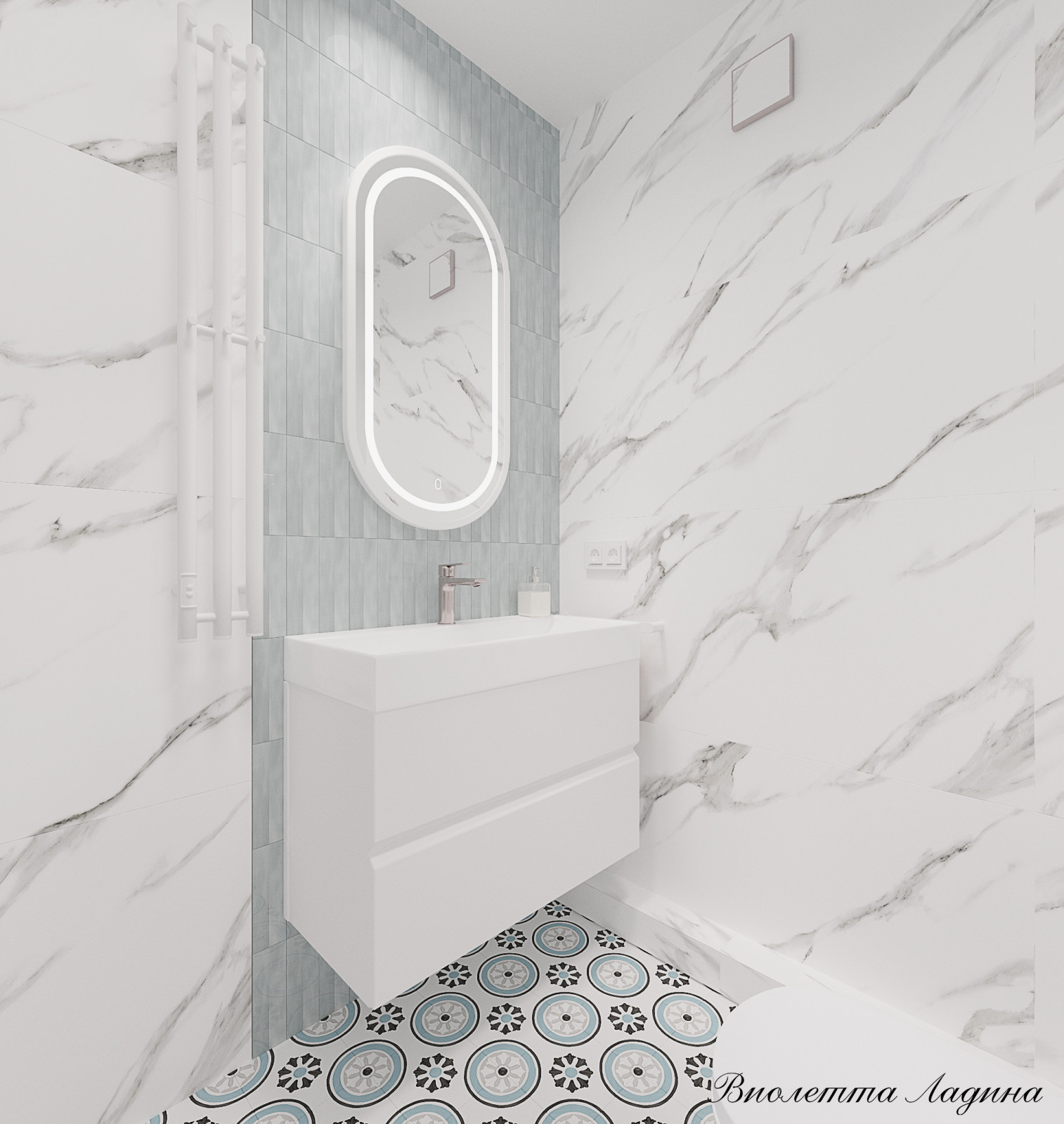 Квартира  в светлых тонах.. Двушка.