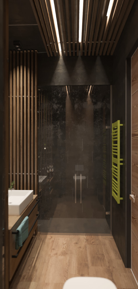 Интерьер в стиле лофт для ЖК "Level"