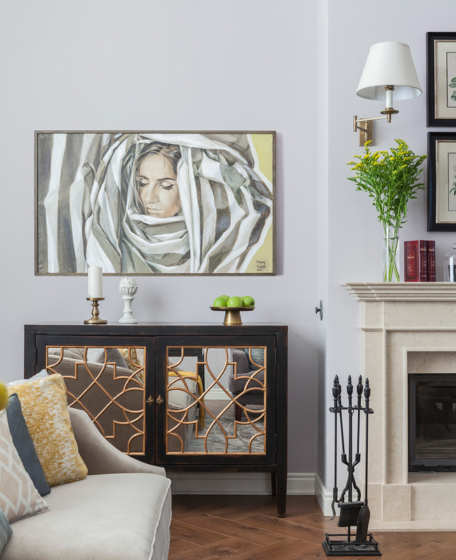 Картины над камином