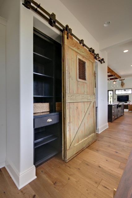 Custom Barn Door To Pantry Farmhouse Home Office Grand