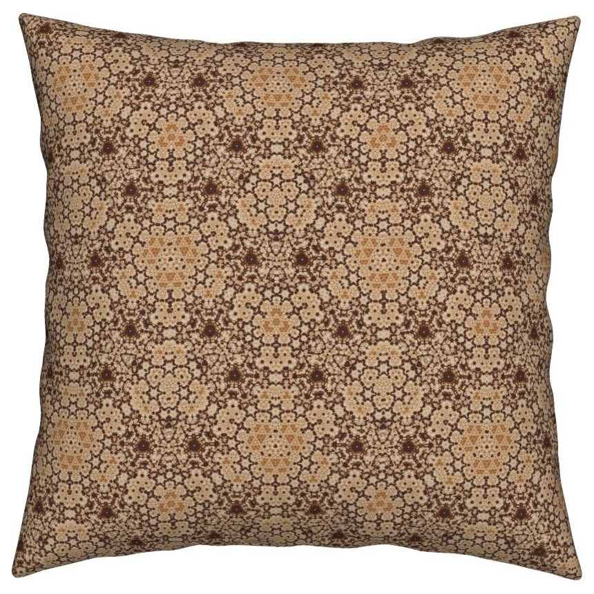 Geometric Hexagon Sophisticated Gingezel Throw Pillow Cover Organic Sateen