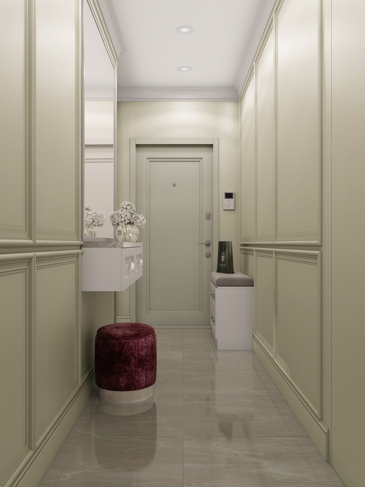 Двухуровневая квартира для пары со взрослым сыном