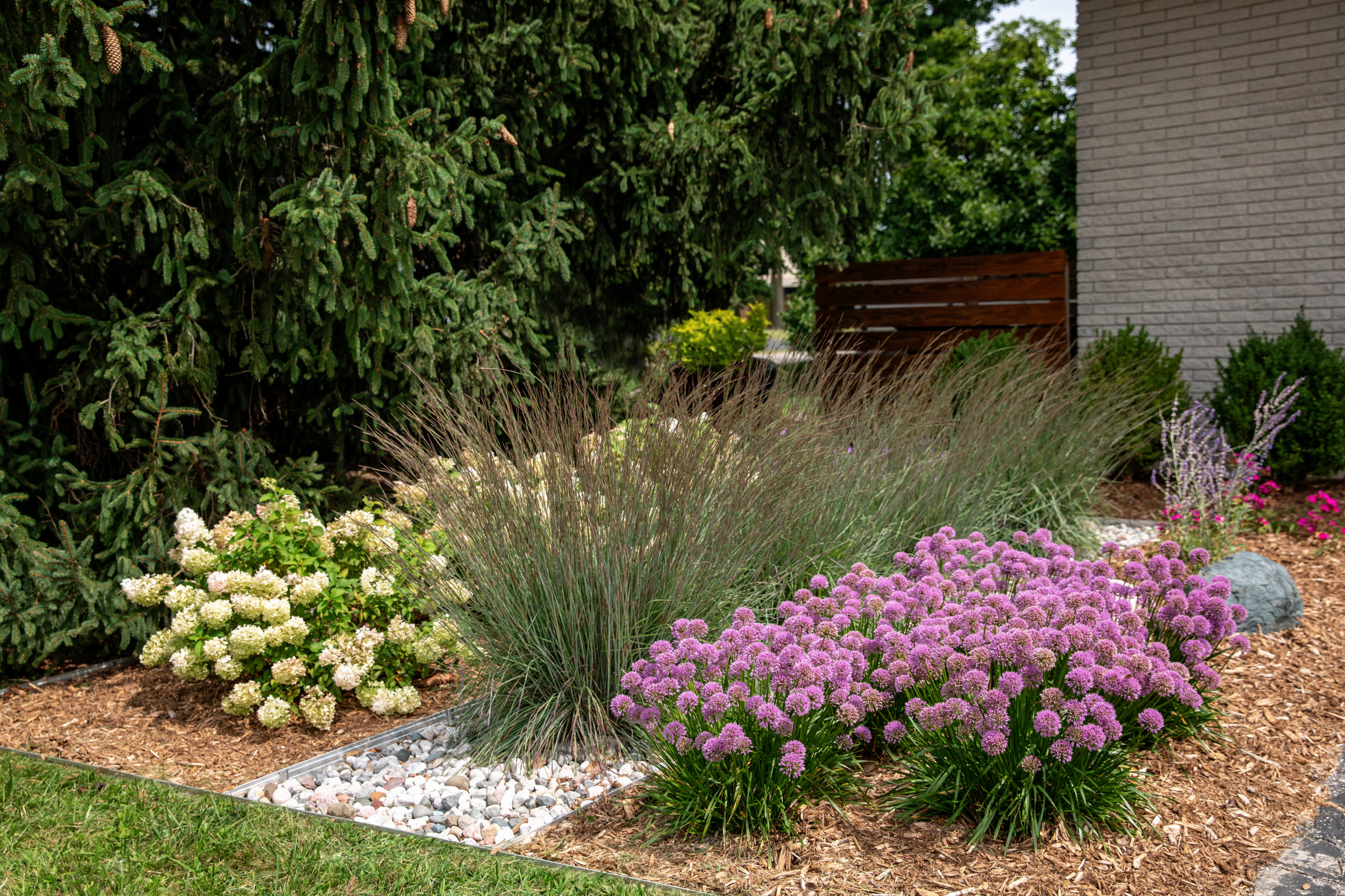 Mid-Century Modern landscape - East Lansing, MI