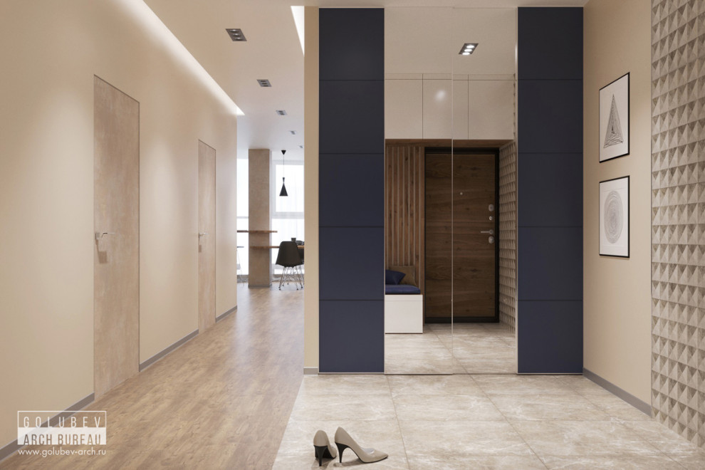 Дизайн интерьера с панорамным видом, г. Красноярск, 100 м2