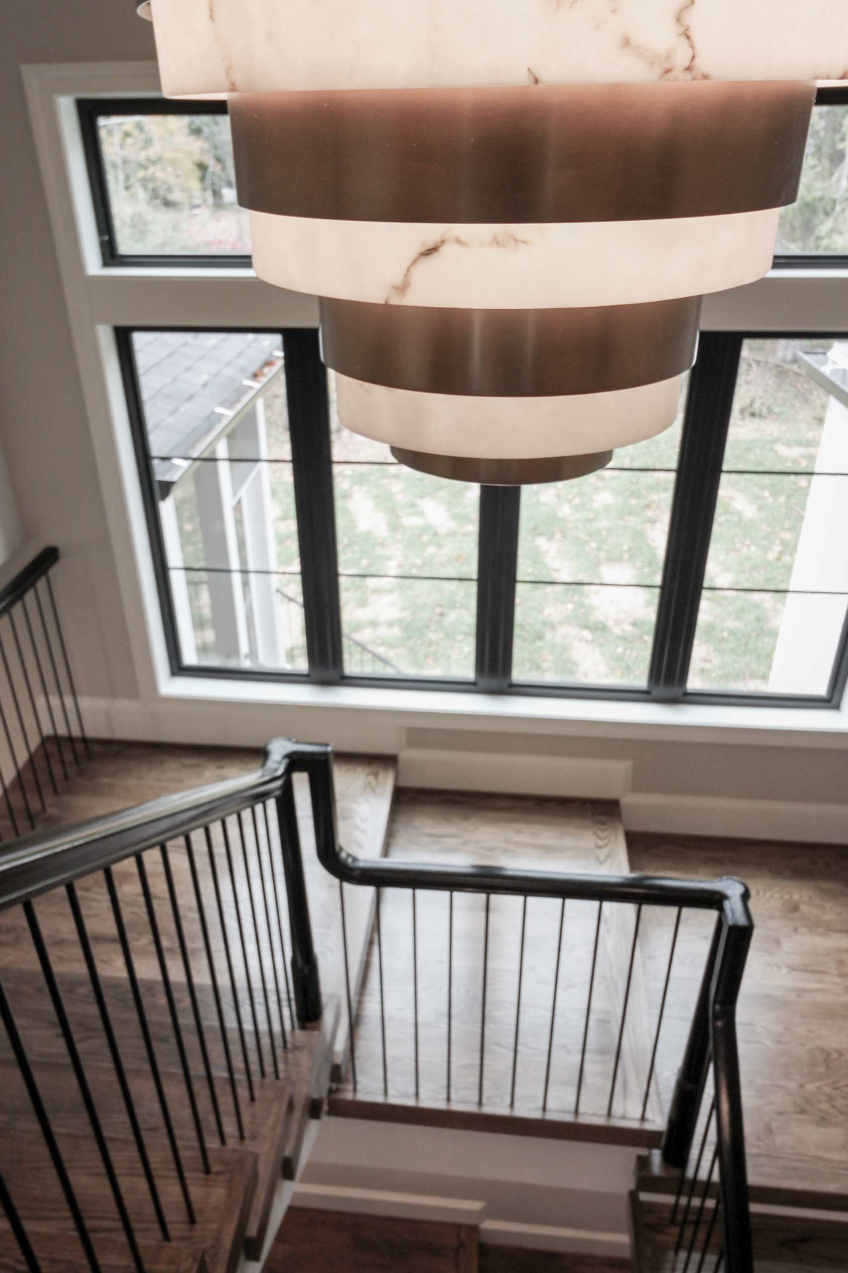 89_Eclectic and Edgy Staircase in French Contemporary Residence, McLean VA 2210