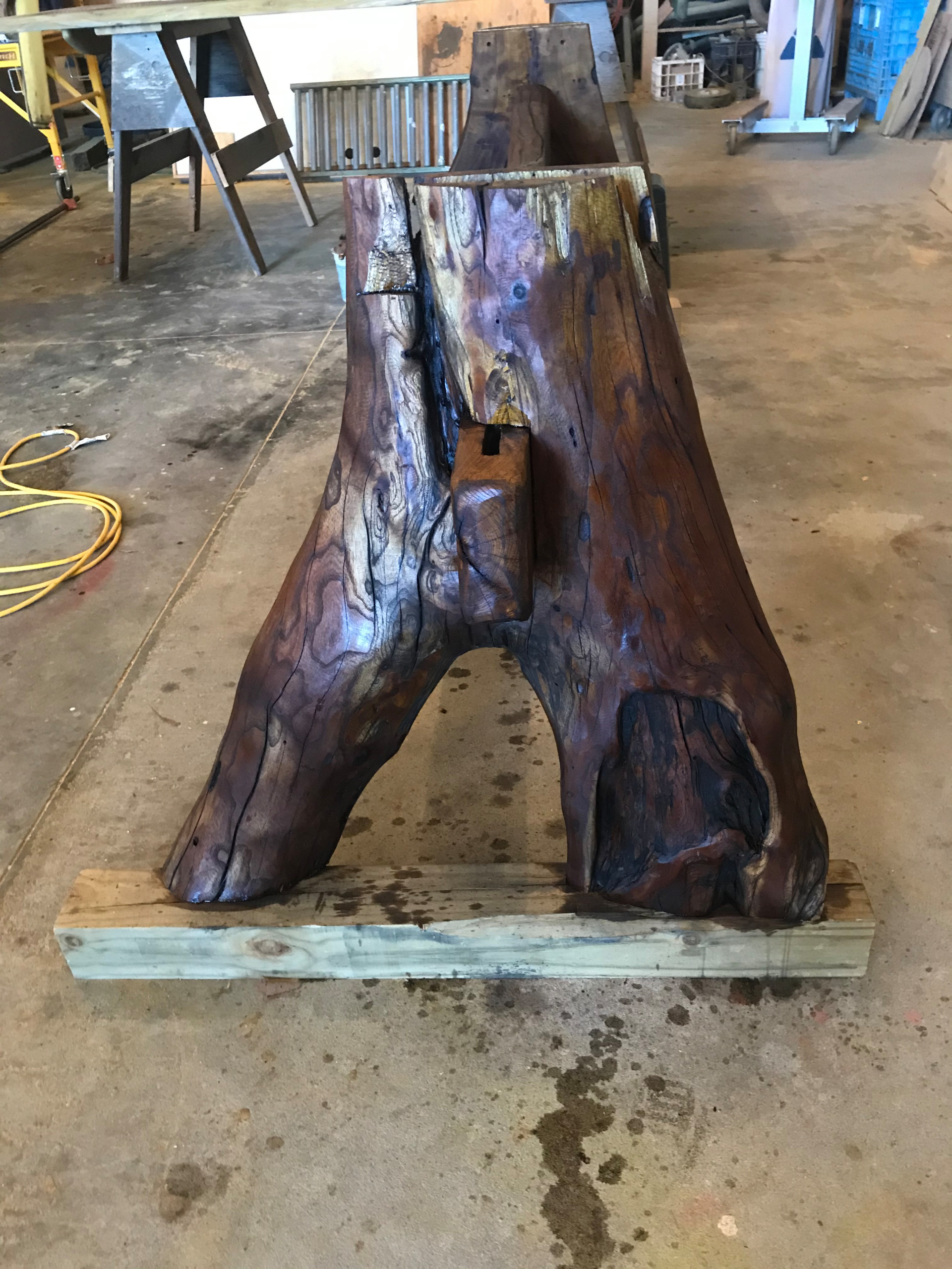 Walnut/Osage Orange Dining Table