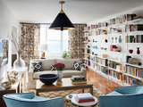 Transitional Living Room by Safae Interior Design
