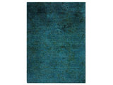 Ahgly Company Machine Washable Indoor Rectangle Oriental Turquoise Blue  Industrial Area Rugs, 2' x 4