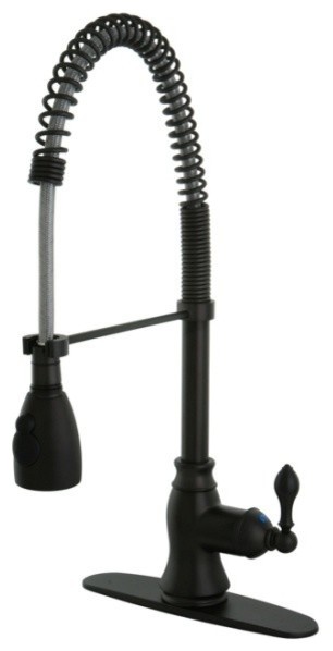 American Classic Single Handle Pull Down Spray Kitchen Faucet