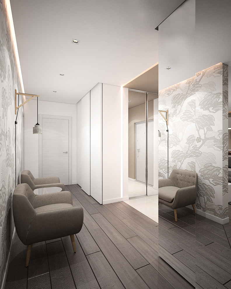 Дизайн-проект 2-х комнатной квартиры. Общая площадь 63 м2. Современный стиль.