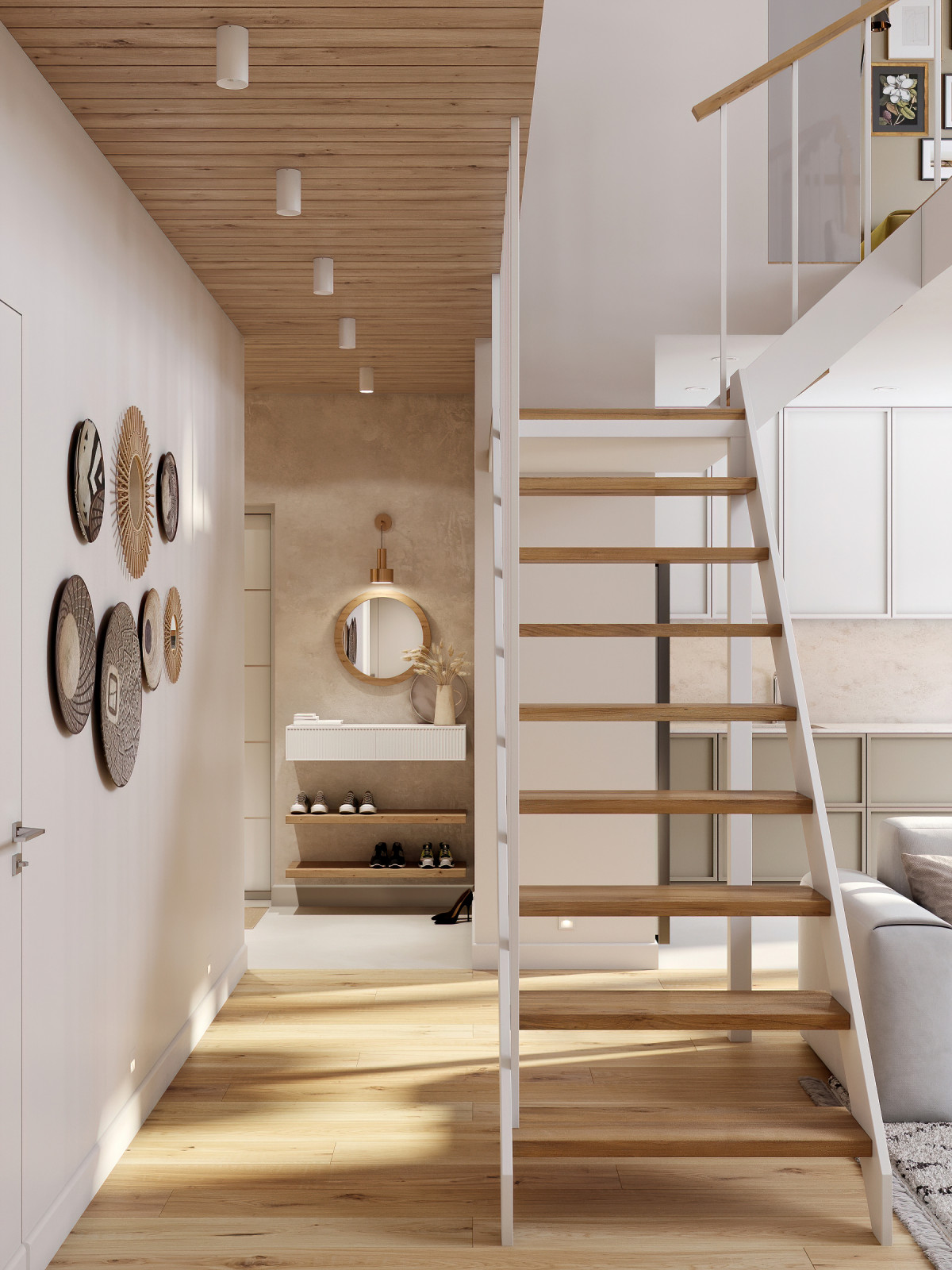 Двухуровневая квартира в стиле "ваби-саби". ЖК Событие