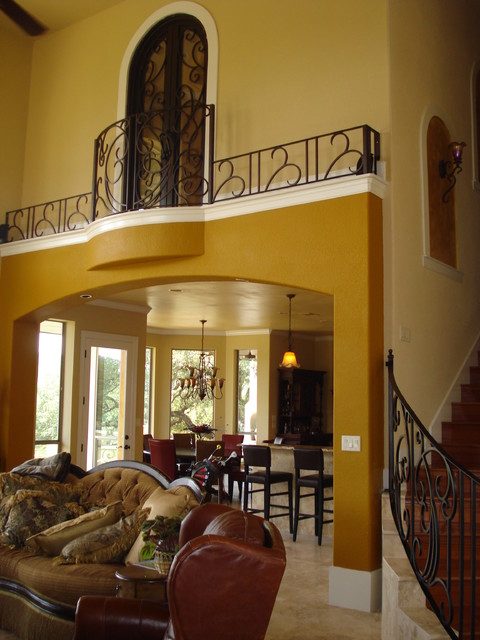 Indoor Balcony Railing - Traditional - Living Room - Other ...