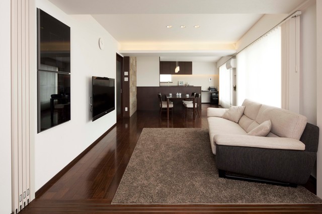 住宅 contemporaneo-salon