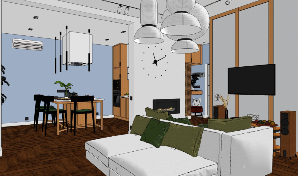 Открытая гостиная