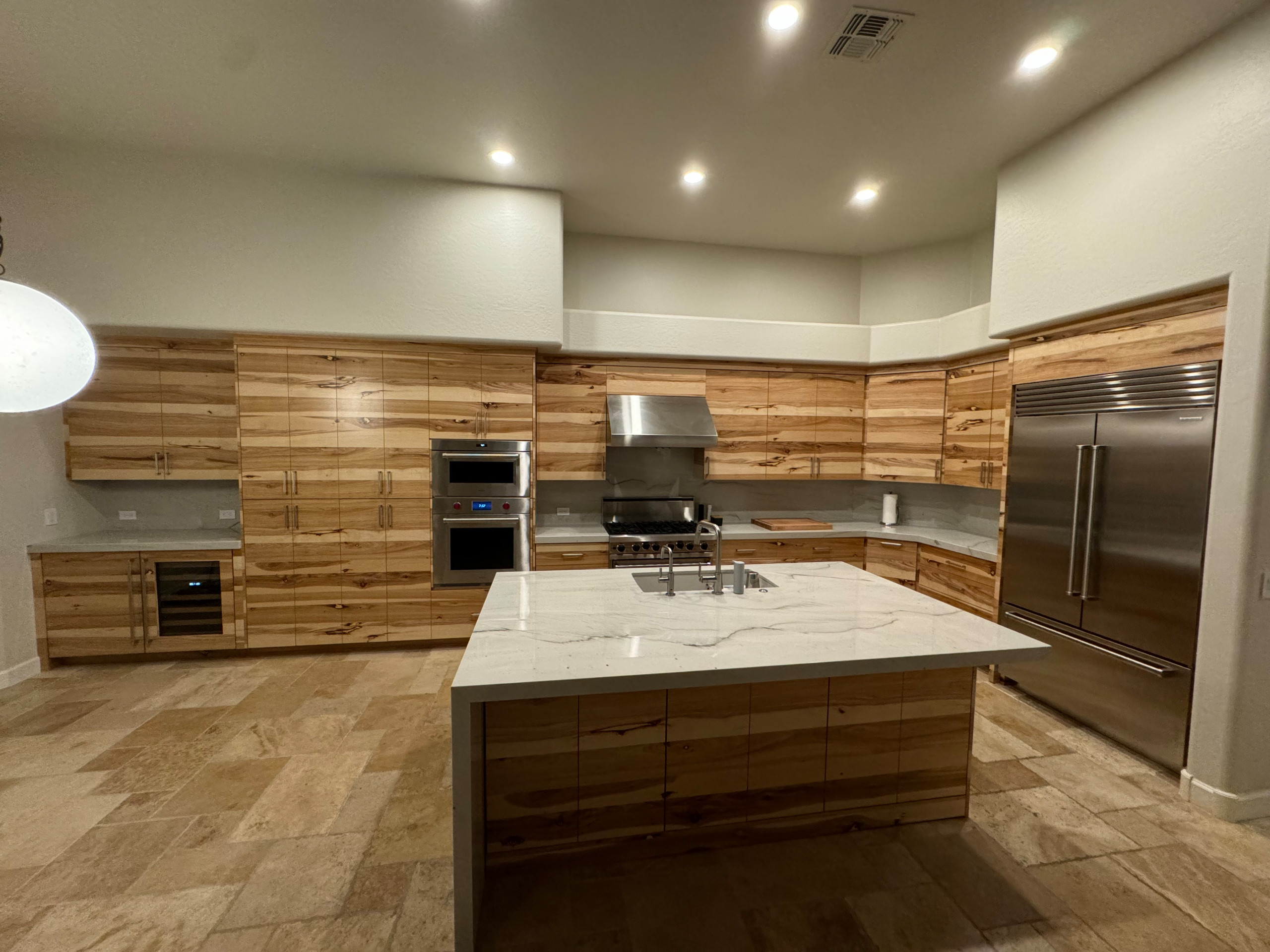 Rustic Hickory Custom Kitchen Cabinetry