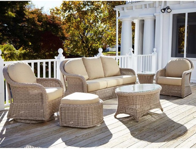 Anacara Mariner Driftwood All Weather Wicker Conversation Set All Products Outdoor Furniture Anacara Mariner Driftwood Weather Wicker Conversation Set Multicolor An203