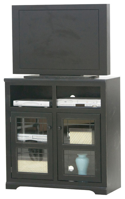 Eagle Furniture Tall Savannah Plain Glass Door 39 Wide Tv Console