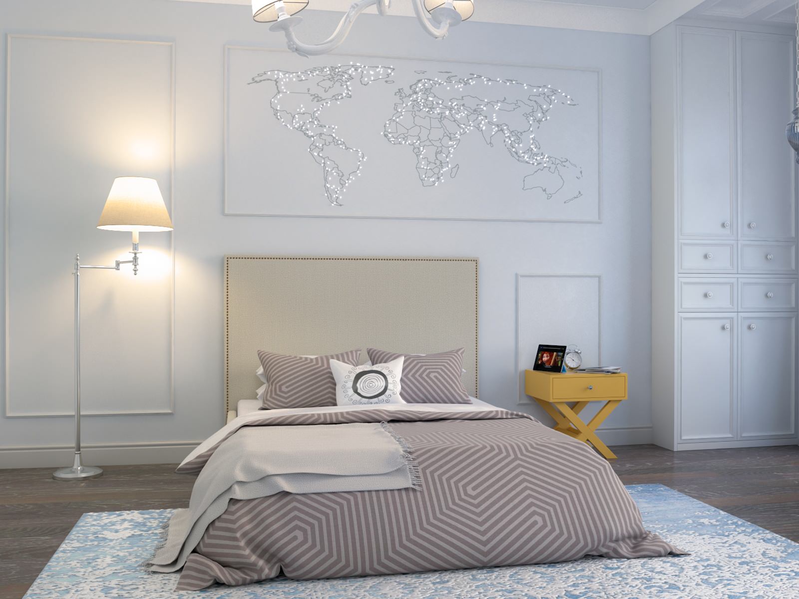 Дизайн детской комнаты: современная классика