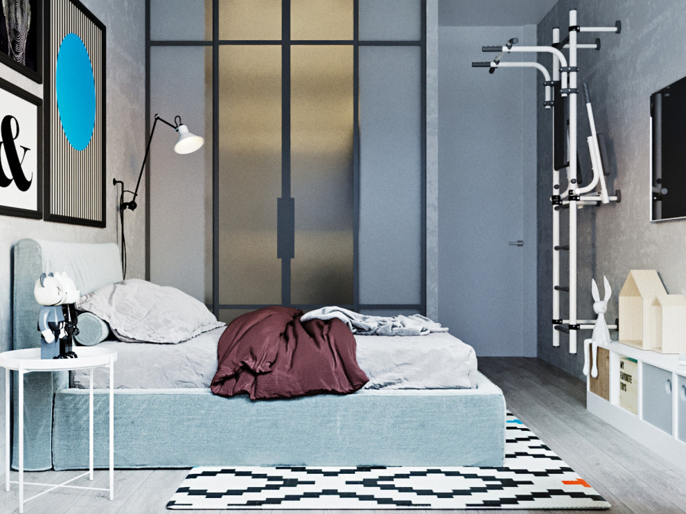 Яркий современный интерьер- Жк Сильвер