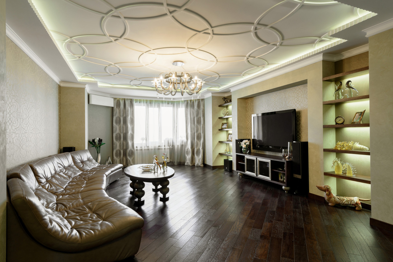 Сдержанное ар-деко для большой семьи