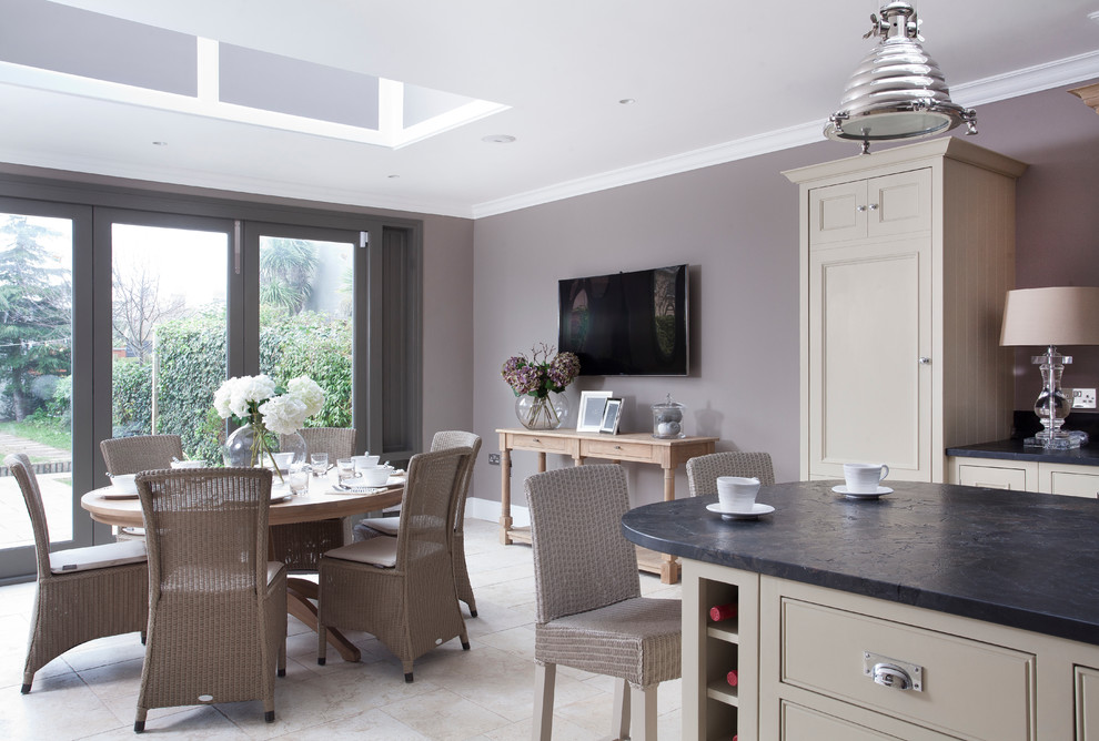 Photo of a transitional kitchen in Dublin.