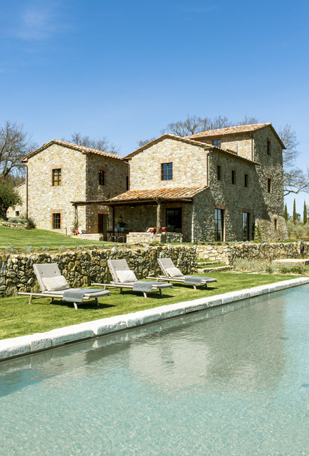 Toscane casa-de-campo-piscina