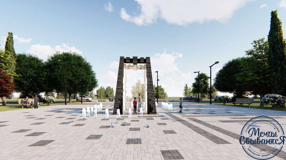 Фонтан в Беслане