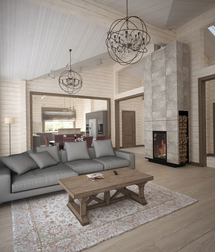 Дом из комбинированных материалов в ЛО