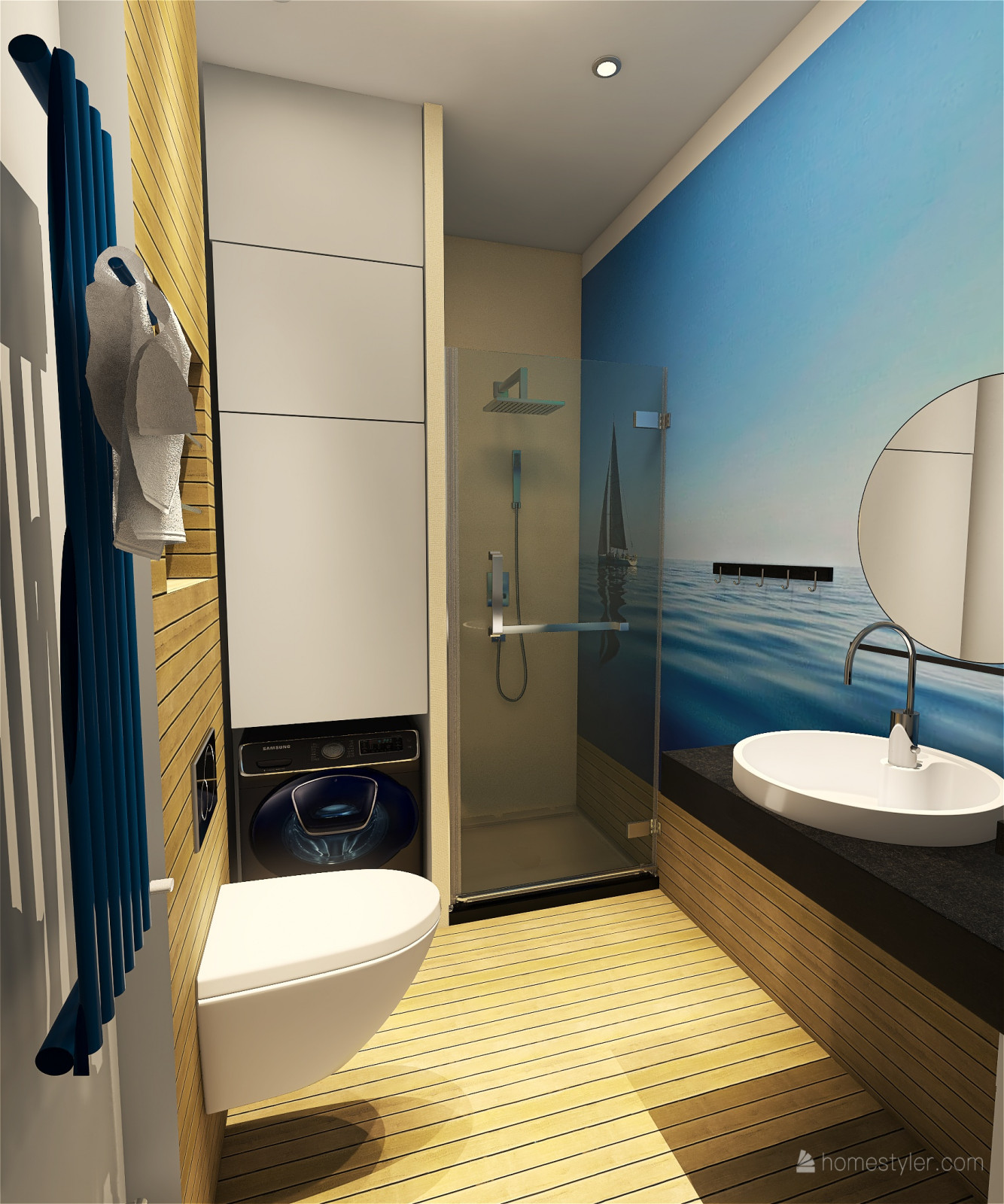 Пространство для подростка, который увлекается яхтингом