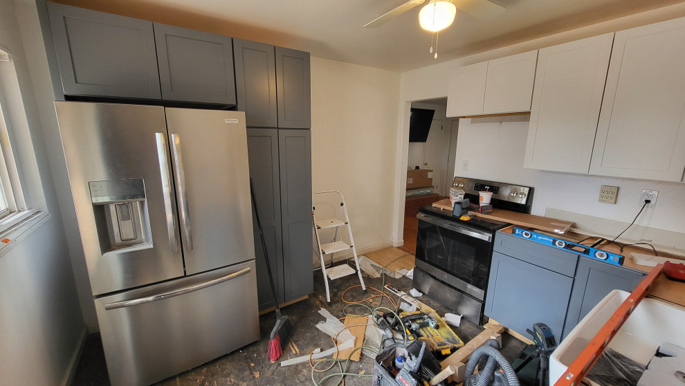 Two-Tone Kitchen Cabinets✨