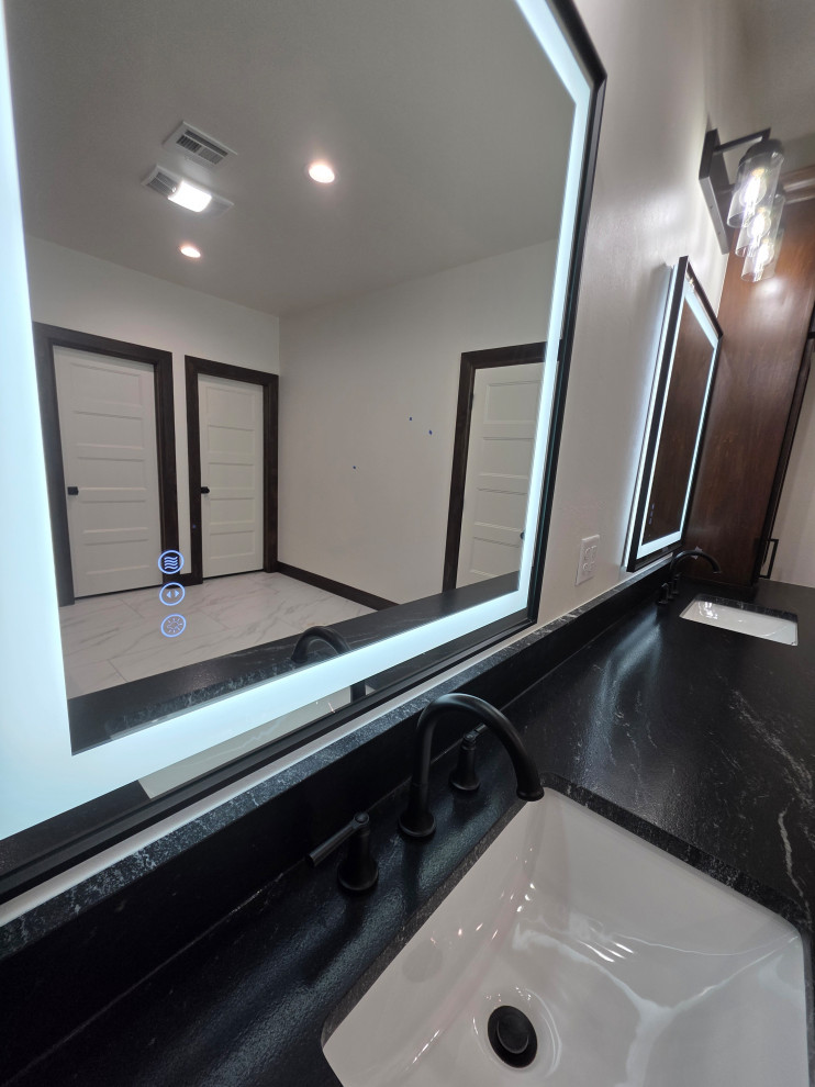 Lighted mirrors have several features