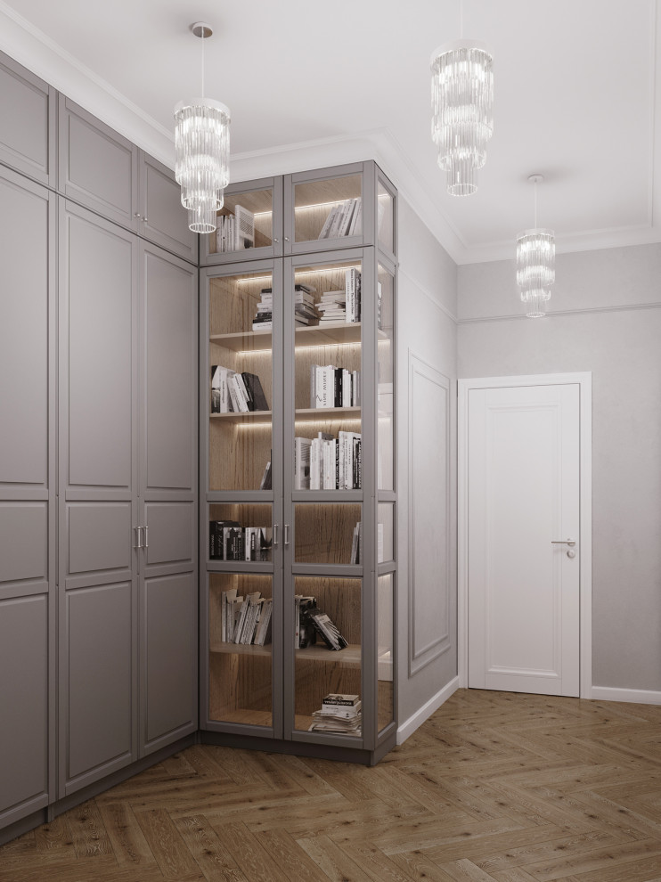 Трехкомнатная квартира в классическом европейском стиле