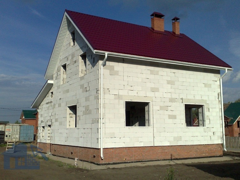 Дома и котеджи из кирпича и газоблока (газобетона) "под ключ"