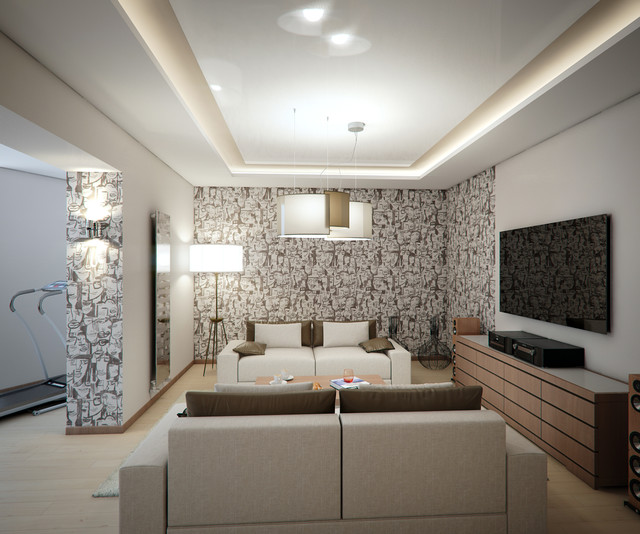 Wohnzimmer modern-rendering