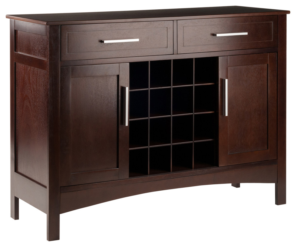 Gordon Buffet Cappuccino Finish Transitional