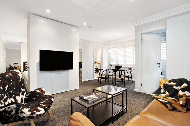 Rushcutters Bay midcentury-living-room