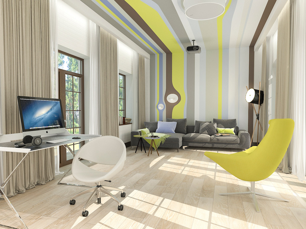 Загородный дом с кальянной. Проект. Визуализация.