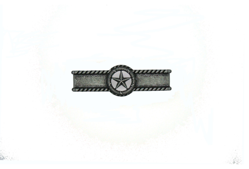 Star With Barbed Wire Pull Southwestern And Drawer Handle