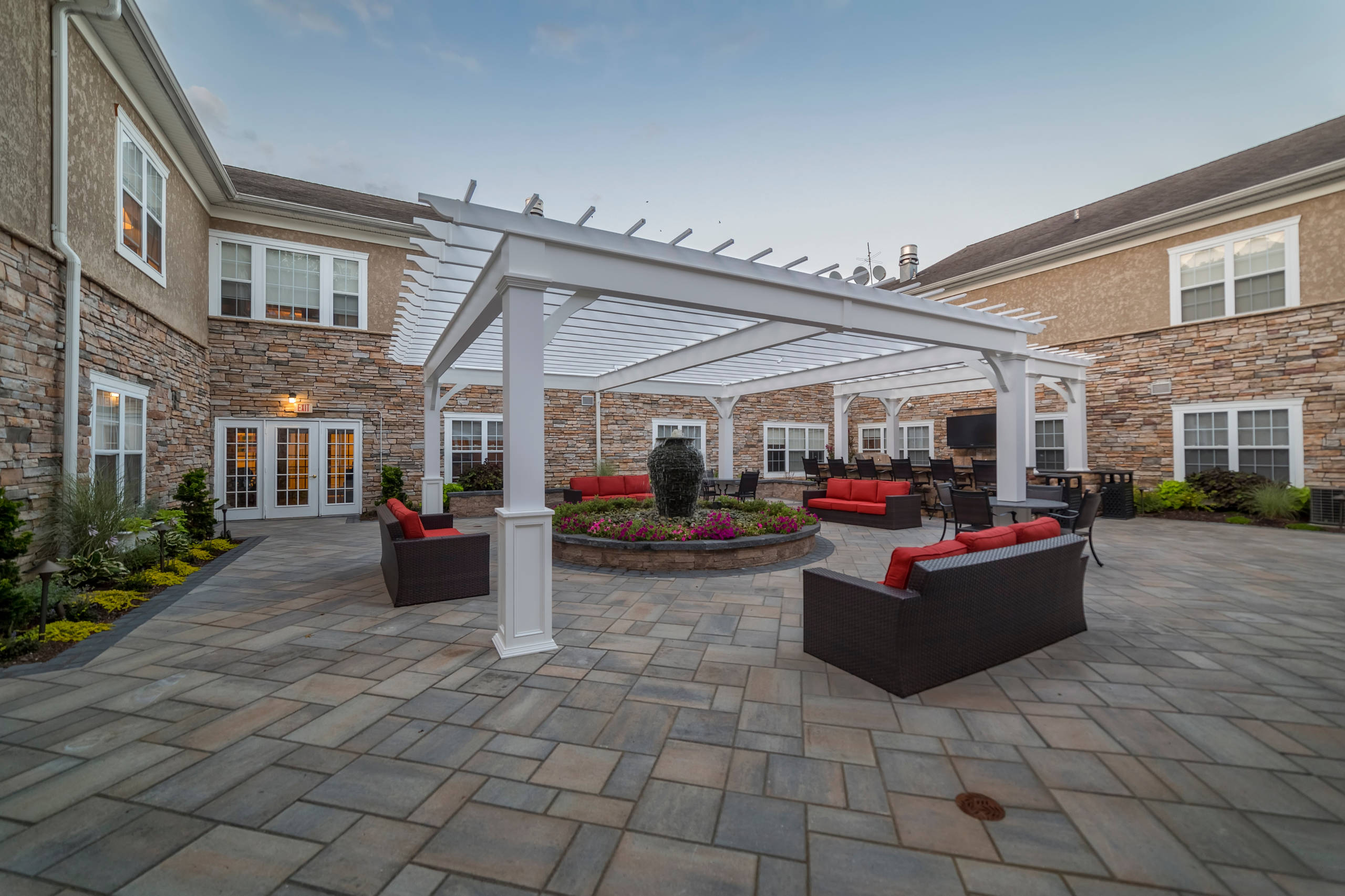 Hamilton NJ Interior Courtyard