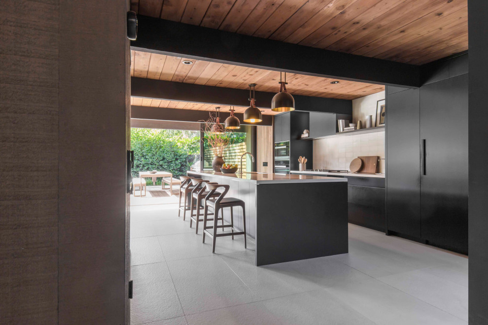 Parsons Eichler - Midcentury - Kitchen - Other - by Guy Ayers Architect ...