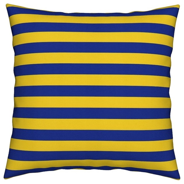 4 x Yellow Aqua Cushion Cover Set Modern FLORAL /& GEOMETRIC throw pillows Cotton