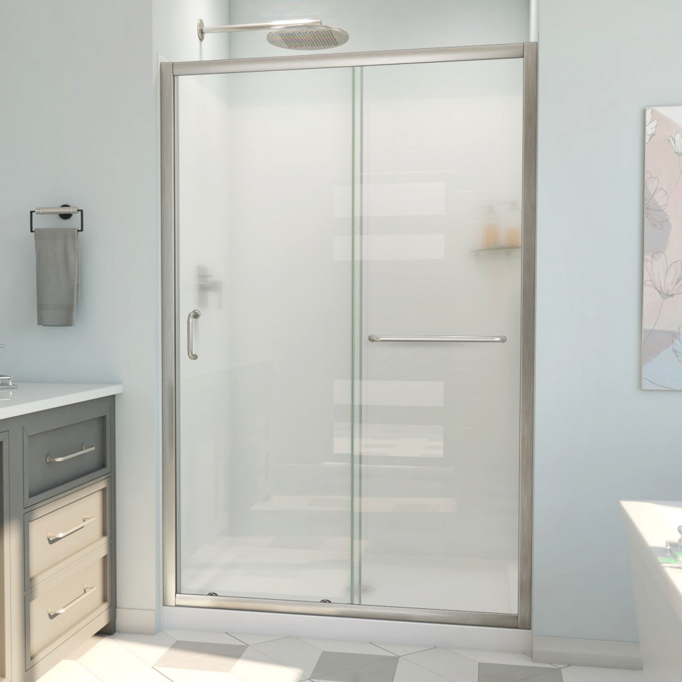 DreamLine D2094836XFC0004 InfinityZ 36x48" Sliding Shower Door, Base