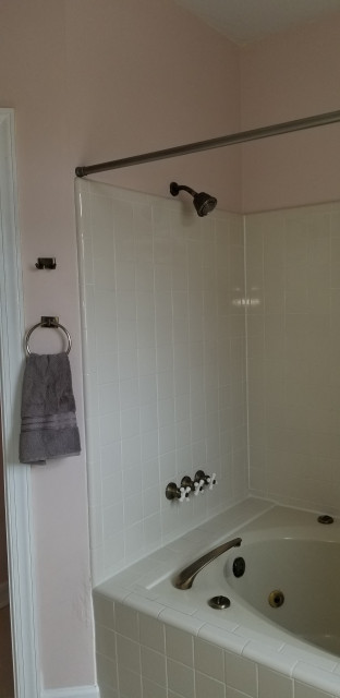 Master Bath Before transitional