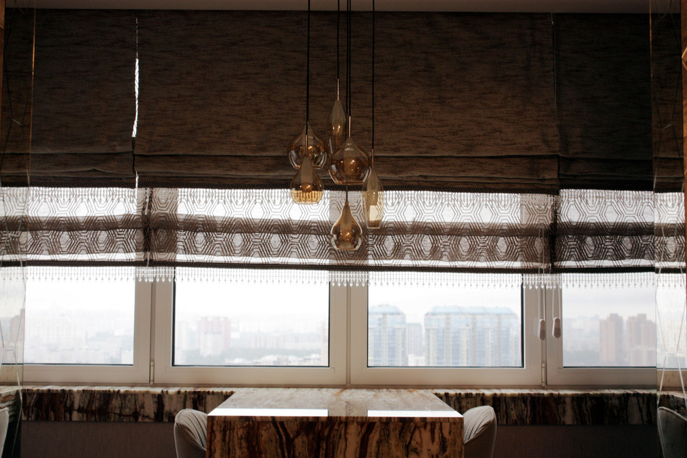 Римские шторы в интерьере