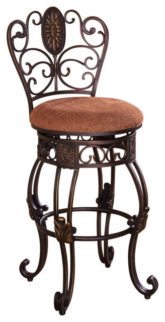 Imperial Swivel Barstool In Antique, Imperial Bar Stools