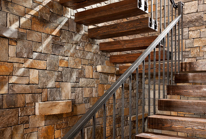 Staircase - rustic staircase idea