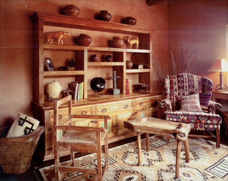 Inspiration for an eclectic living room in Albuquerque.